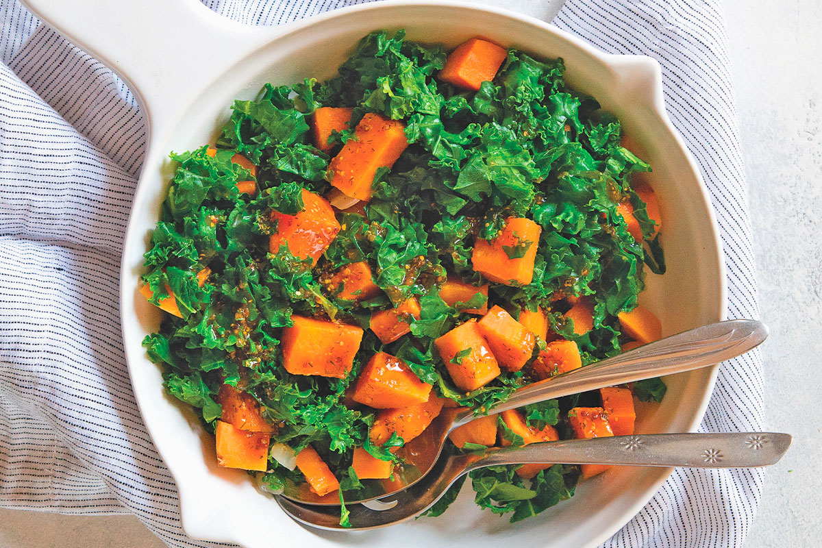 Sweet Potato and Kale Sauté