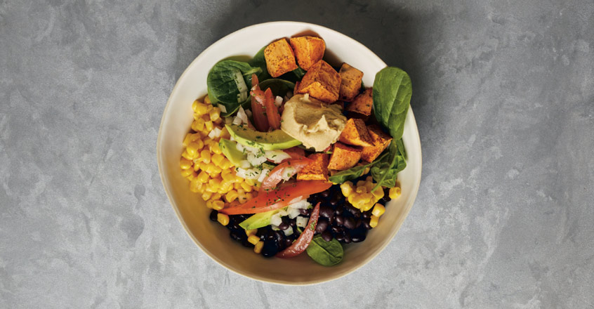 Sweet Potato and Black Bean Salad Bowl