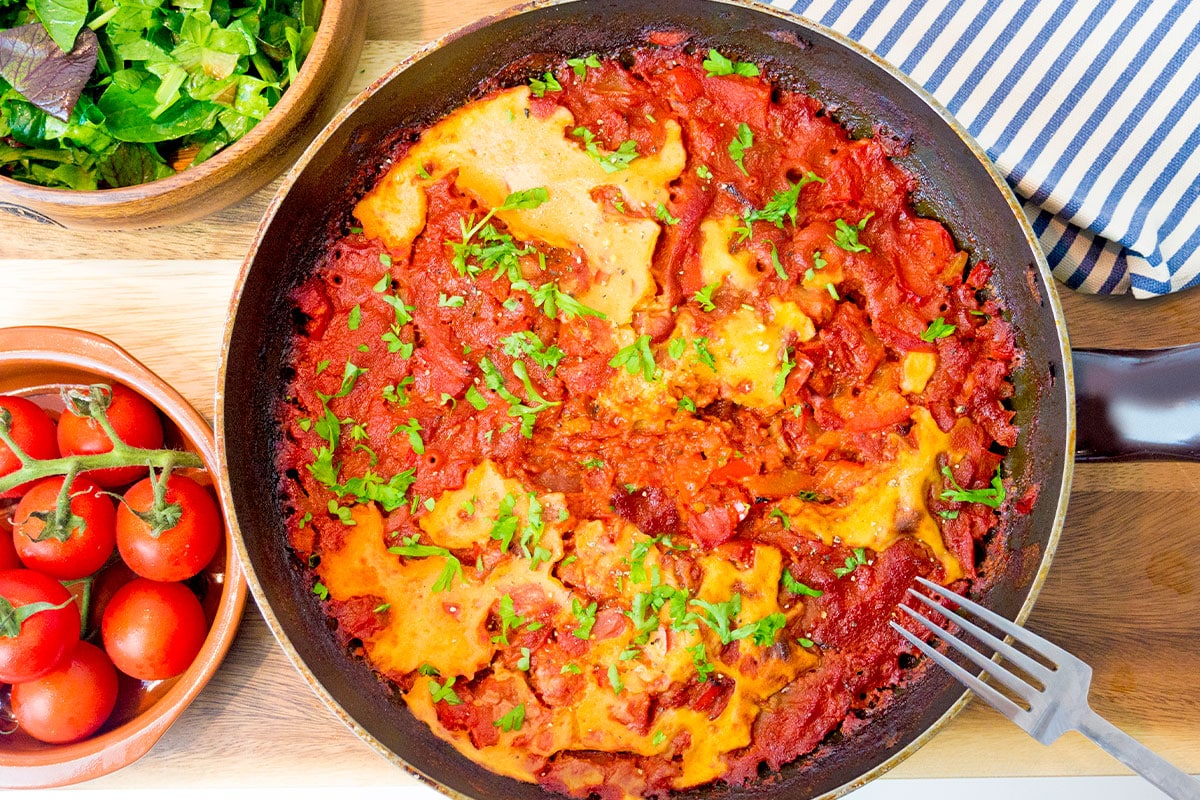 Easy Vegan Shakshouka