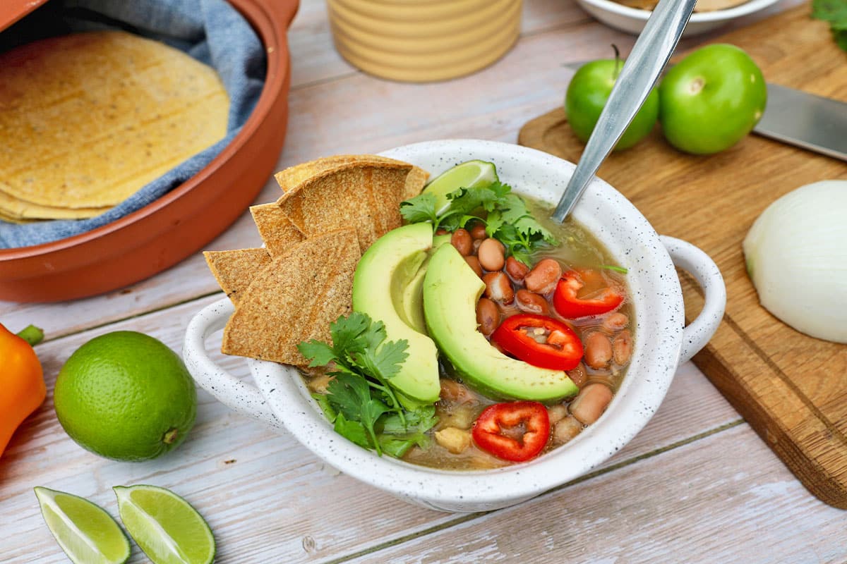 Pinto Bean Pozole Verde