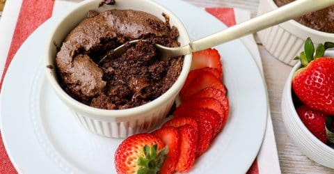 Chocolate Molten Lava Soufflé