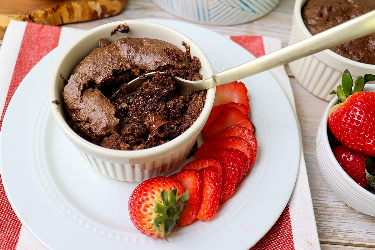 Chocolate Molten Lava Soufflé