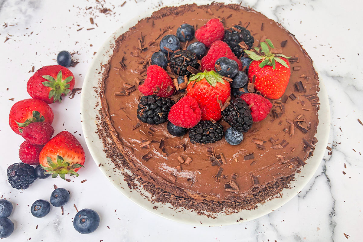 Vegan Chocolate Cheesecake