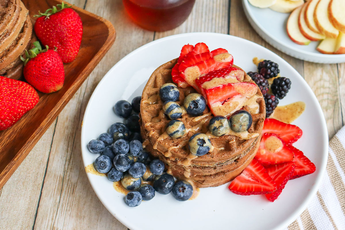 Easy Buckwheat Waffles