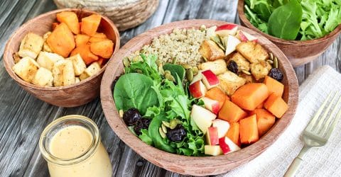 Sweet Potato Tofu Buddha Bowl