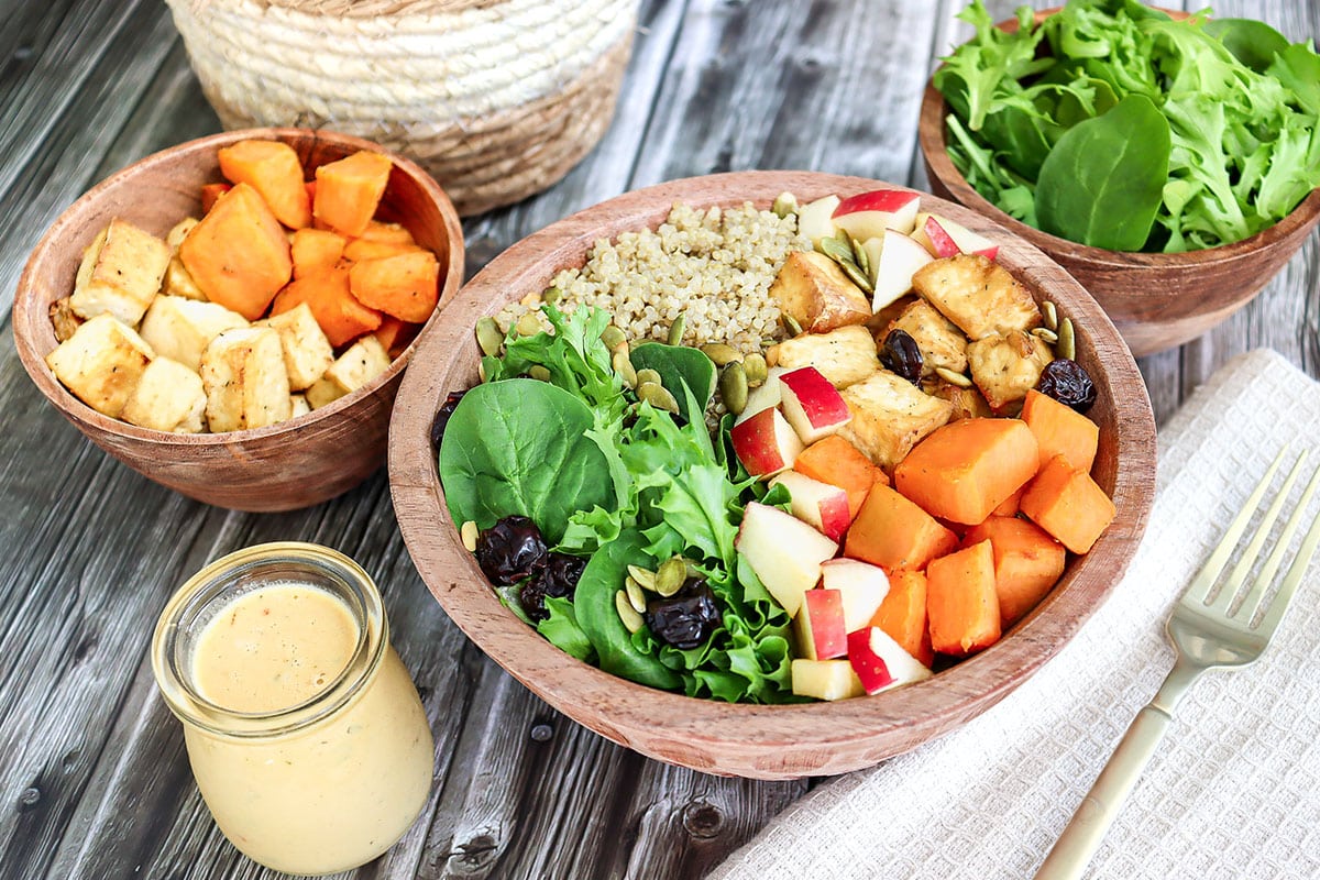 Sweet Potato Tofu Buddha Bowl