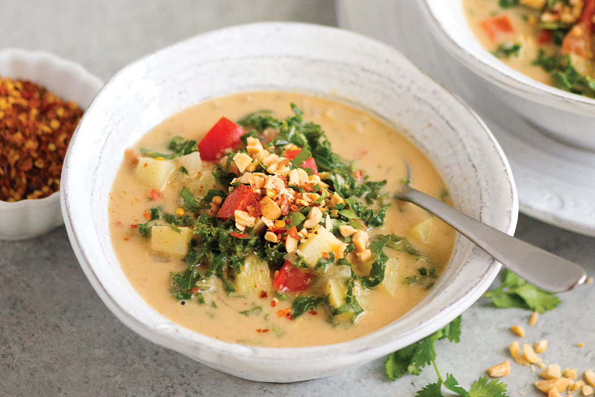 Peanut Kale Soup