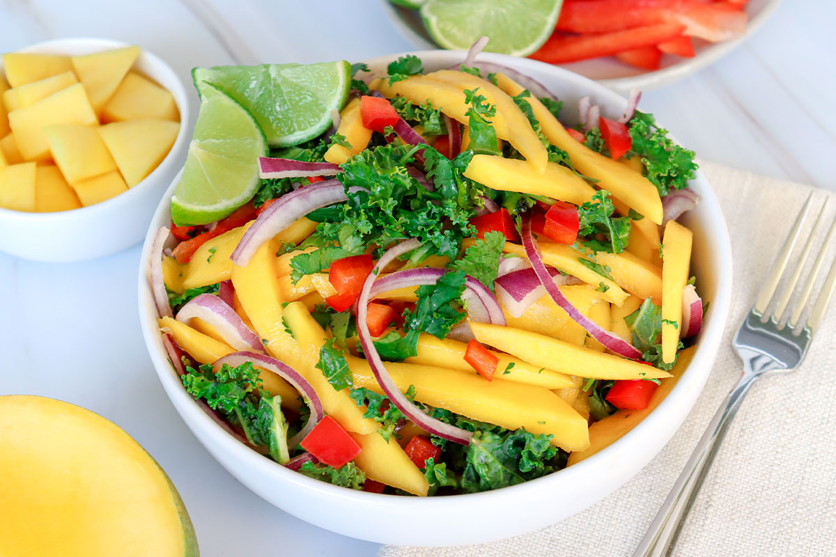 Mango Ceviche With Kale