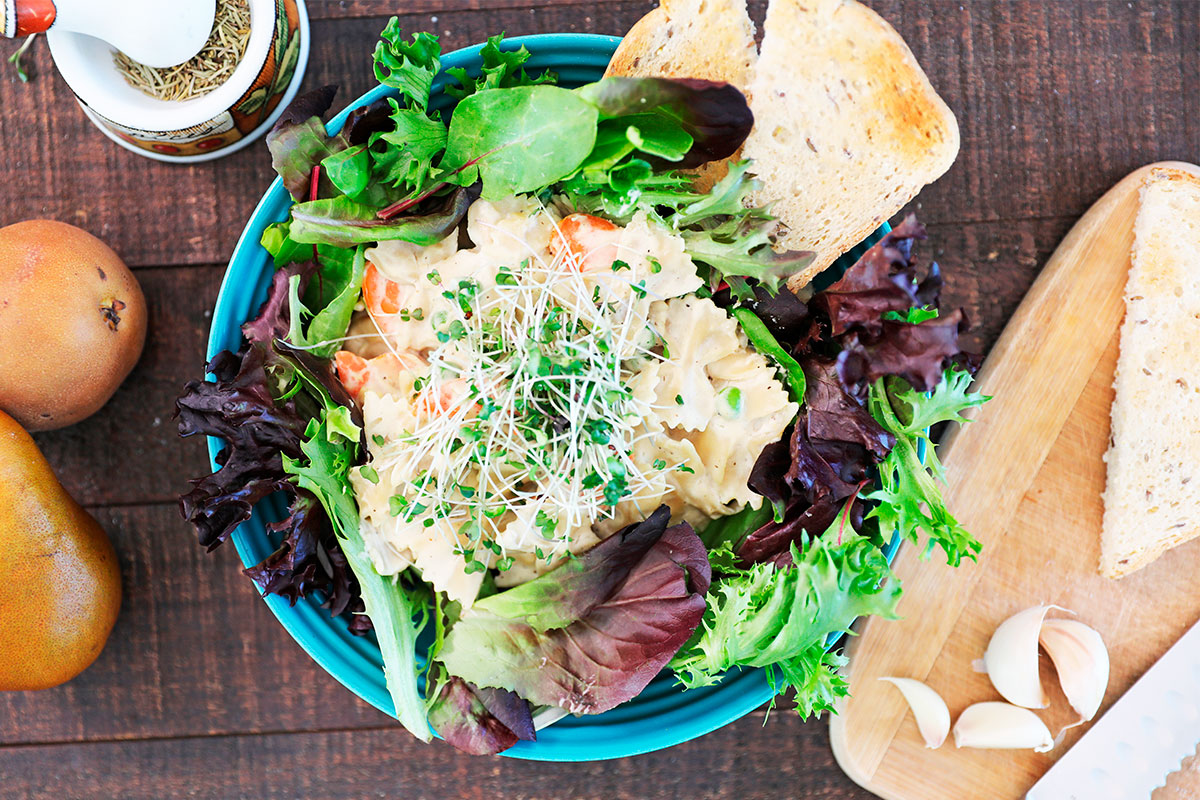 Pasta Alfredo Bowl