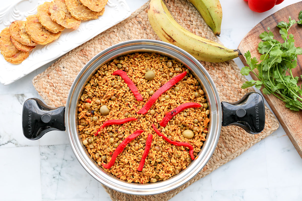 Puerto Rican Rice with Pigeon Peas