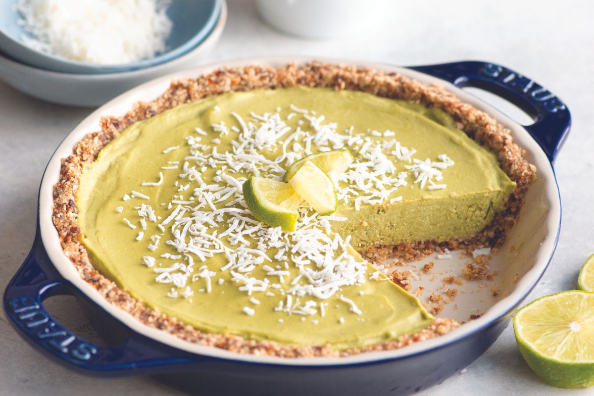 Key Lime Avocado Pie