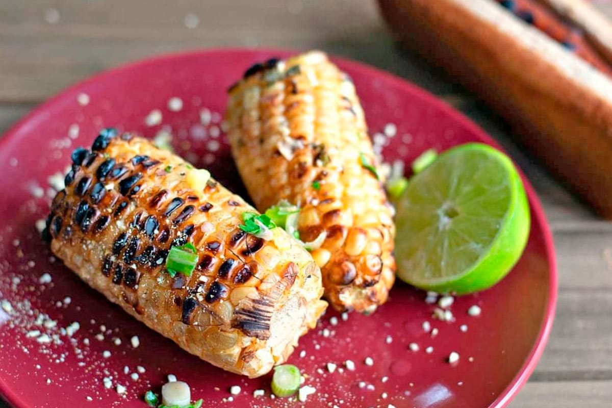 Grilled Vegan Mexican Street Corn