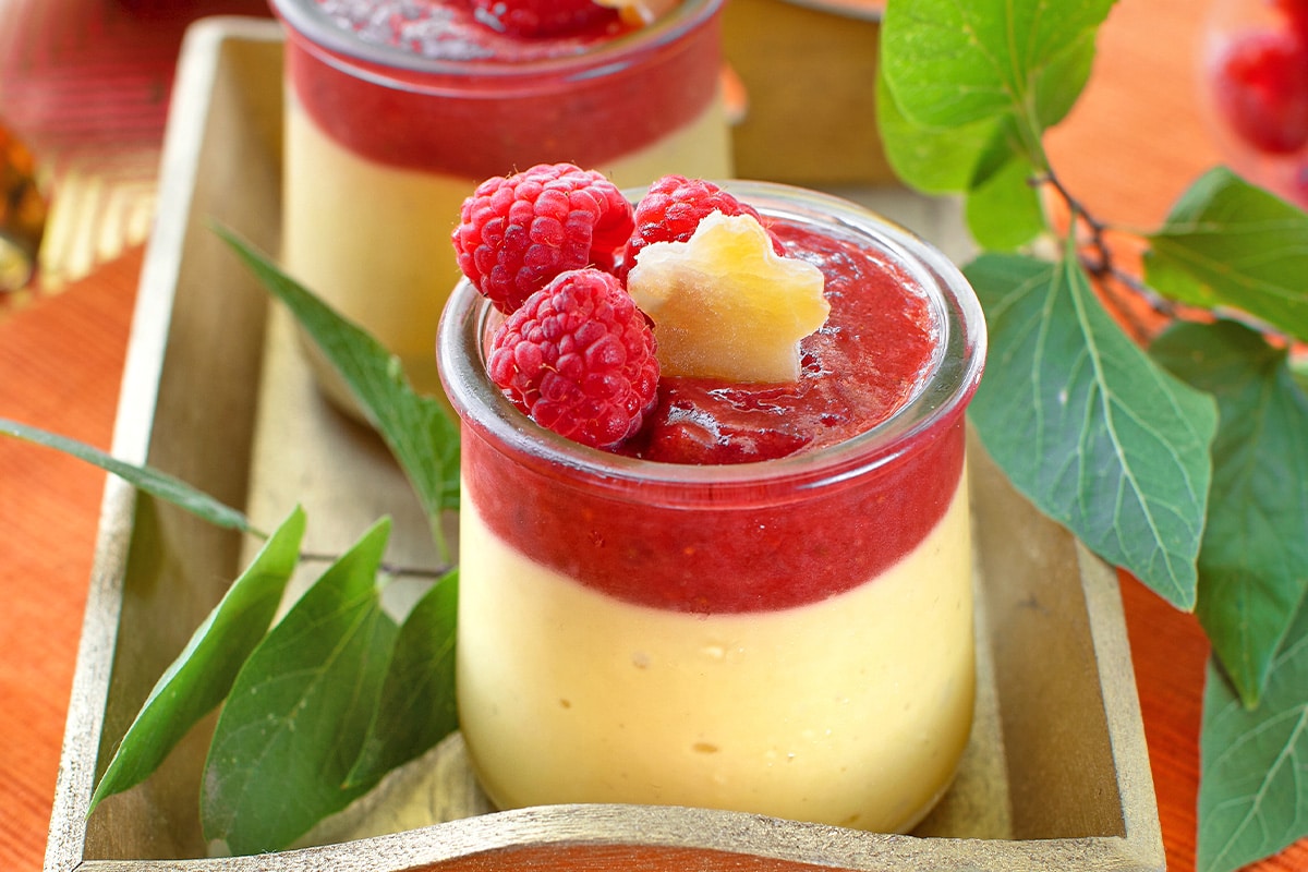 Parfait de mousse de mango